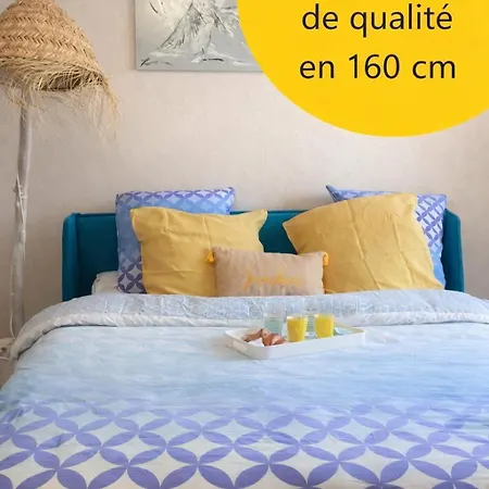 Mes A La 4 Pers, Parking Prive, Wifi, Linges Fournis, Climatisation شقة لا غراند موت